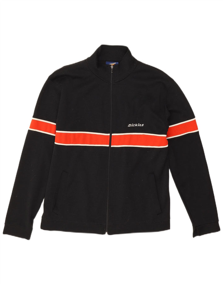 Dickies Hombre Chaqueta De Chándal Superior De Algodón Color Block Mediano Negro
