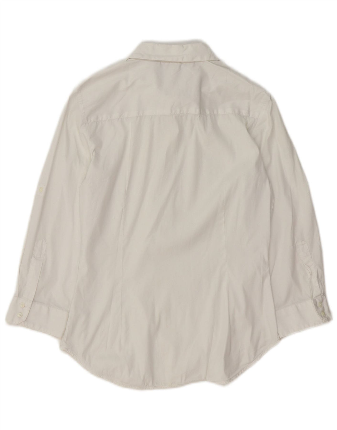 Zara Camisa tipo jersey de manga 3/4 para mujer Reino Unido 40 Mediano Blanco