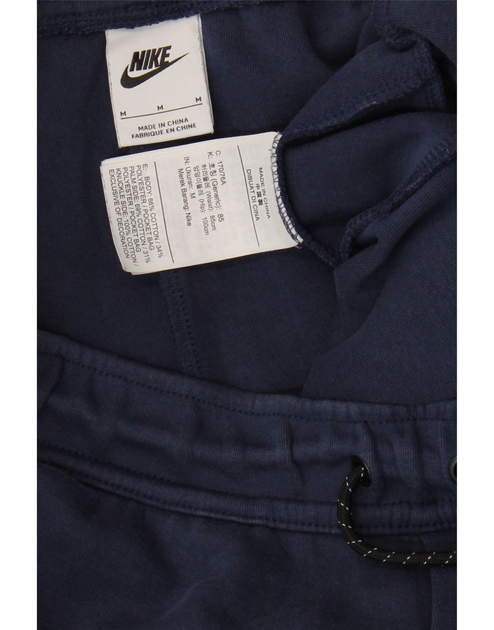 Pantalón De Chándal Nike Hombre Joggers Medium Azul Marino Algodón
