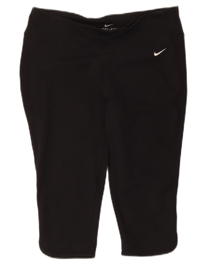Nike Leggings Capri Dri Fit para Mujer Reino Unido 12/14 Mediano Negro