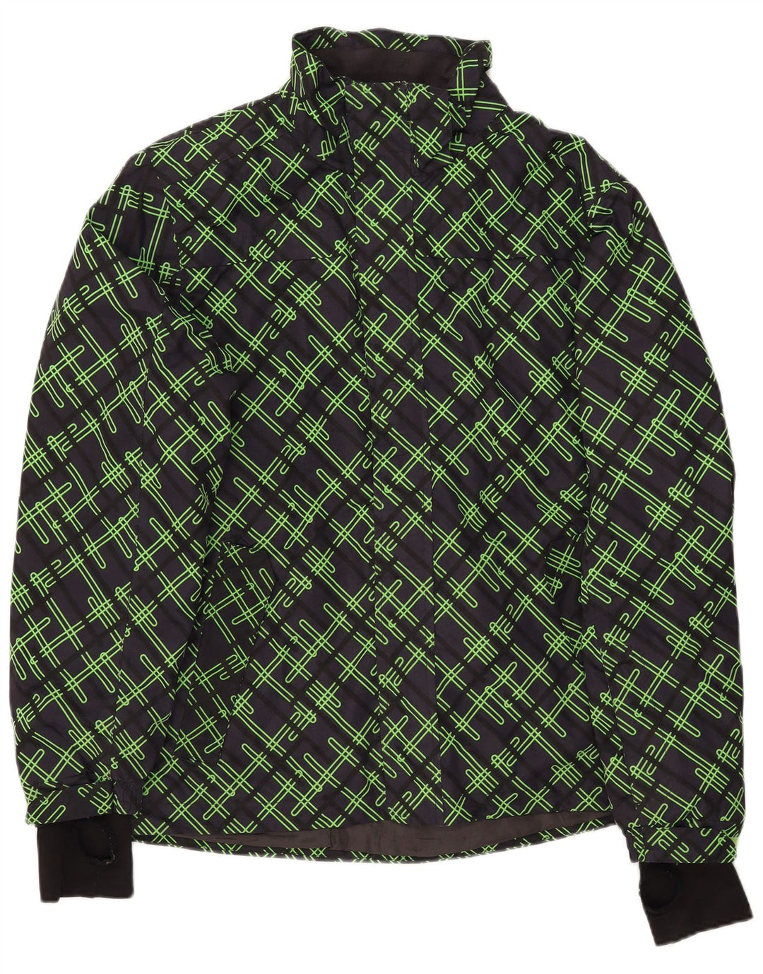 CRIVIT Chaqueta cortavientos para hombre UK 40 Grande Poliéster geométrico azul marino