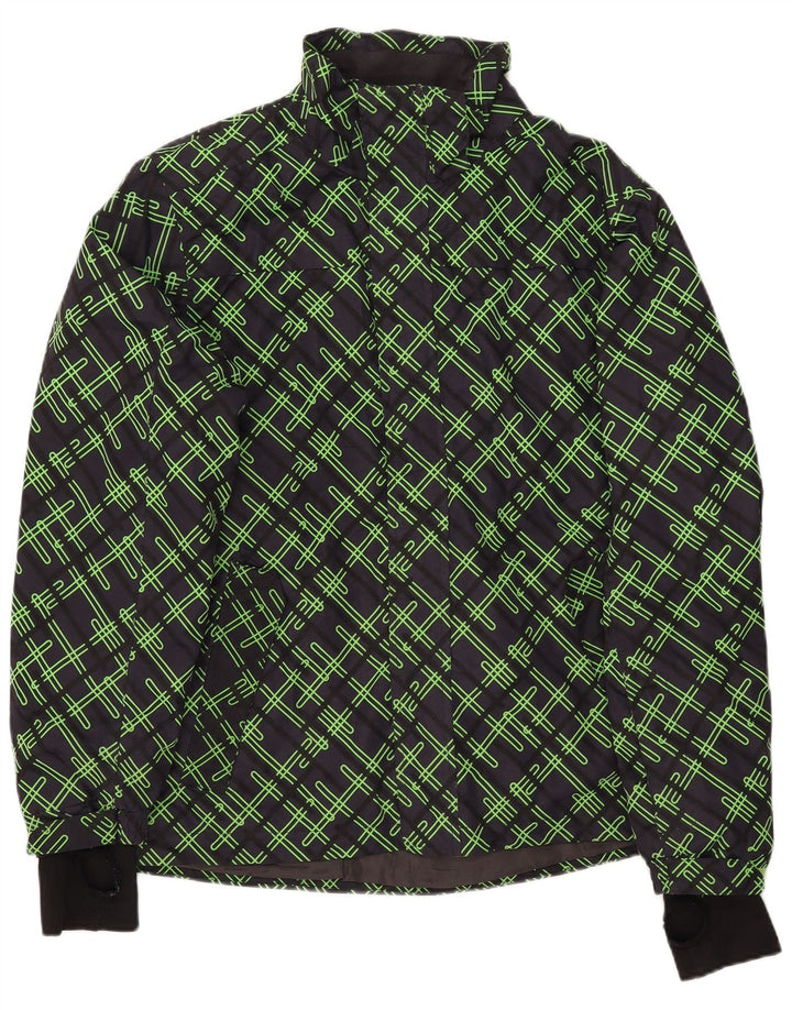 CRIVIT Chaqueta cortavientos para hombre UK 40 Grande Poliéster geométrico azul marino