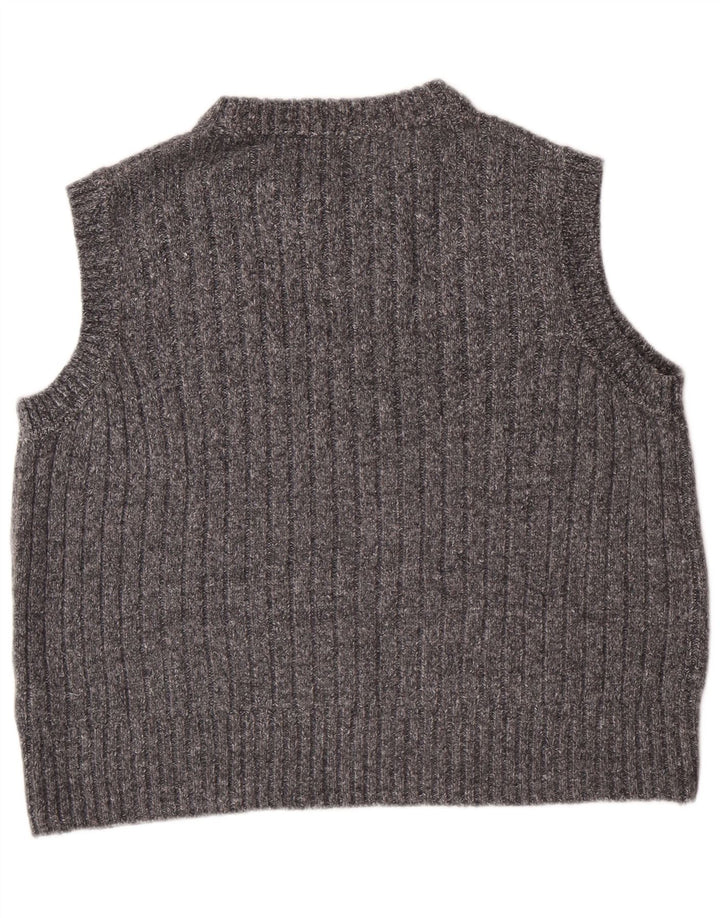 MARKS & SPENCER Camiseta sin mangas para mujer UK 40 Poliéster gris grande