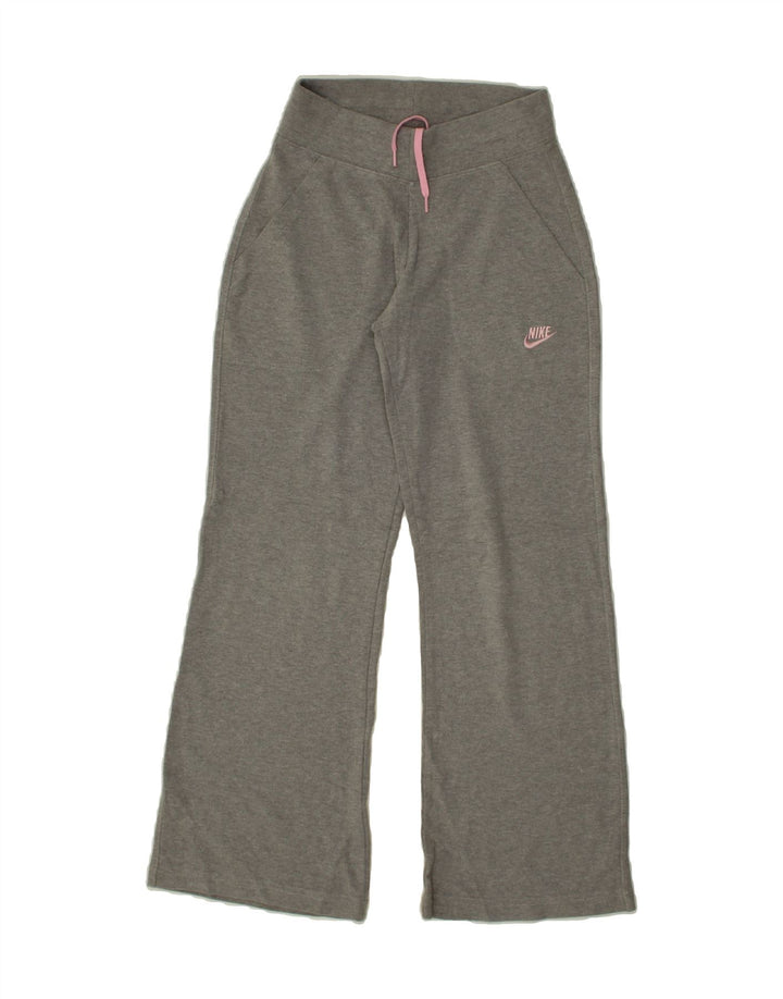 NIKE Girls Tracksuit Trousers 10-11 Years Medium Grey Cotton Vintage Nike and Second-Hand Nike from Messina Hembry 