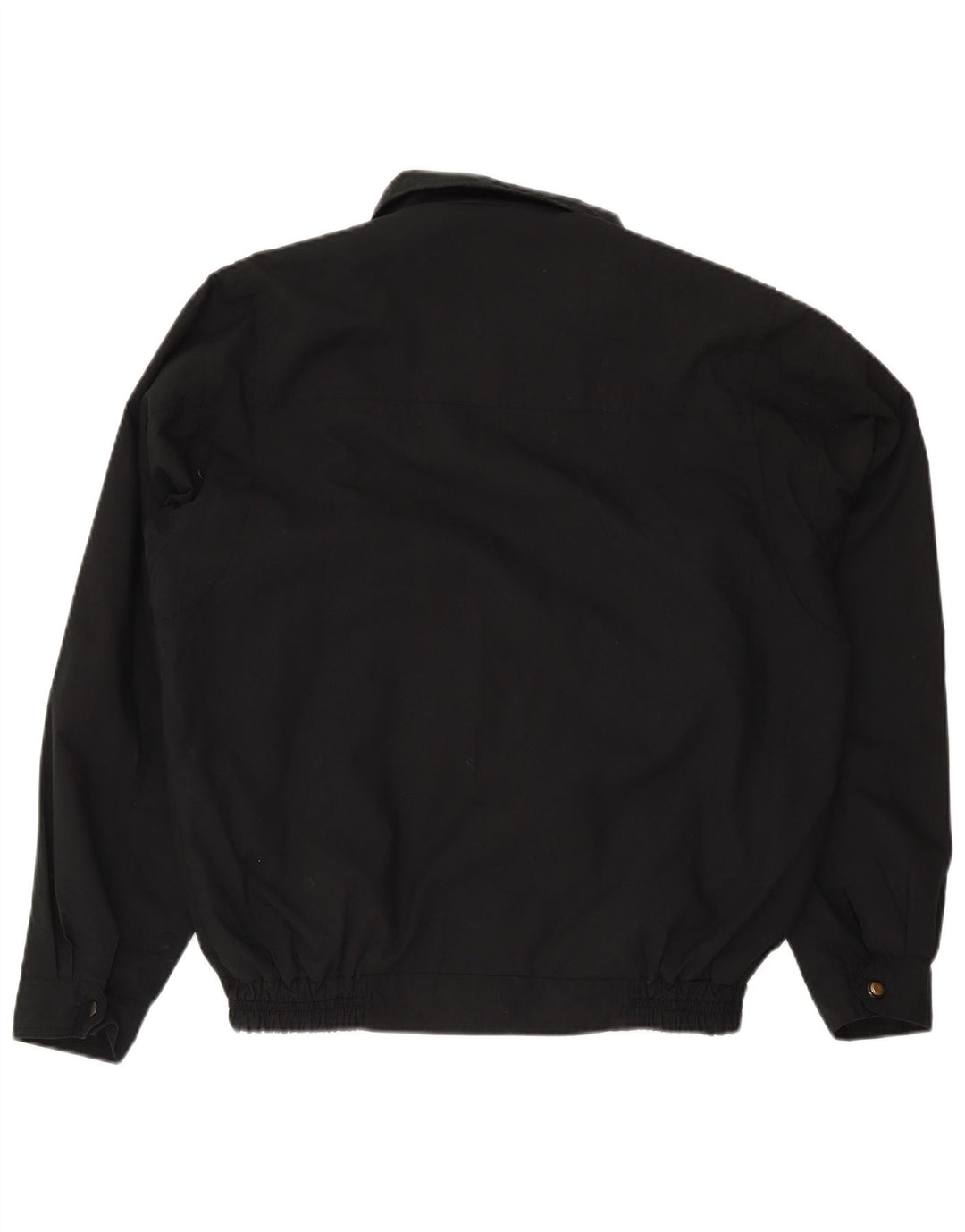 Vintage hombres bombardero chaqueta Reino Unido 42 XL negro