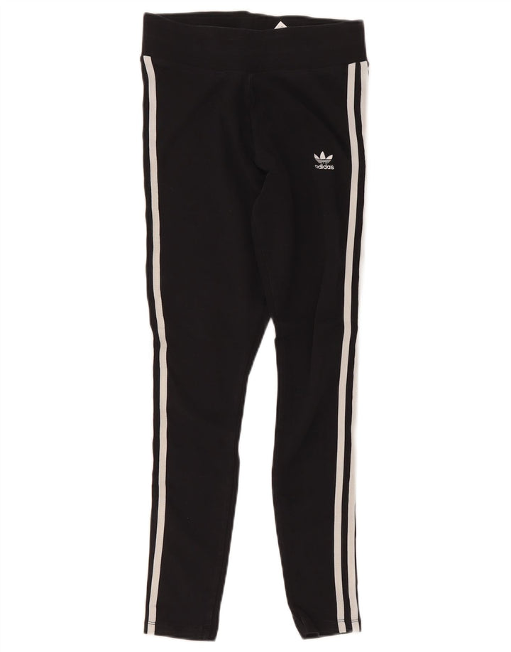 Adidas Leggings para mujer Reino Unido 10 Pequeño Algodón Negro