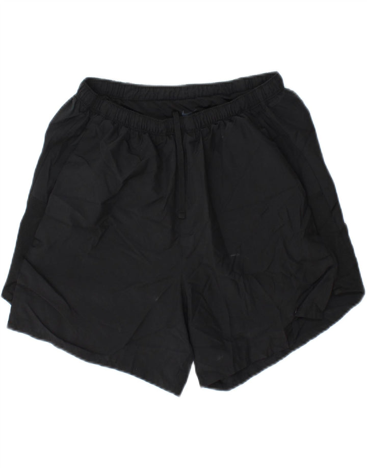 NIKE Womens Dri Fit Sport Shorts UK 8 Small  Black Polyester Vintage Nike and Second-Hand Nike from Messina Hembry 