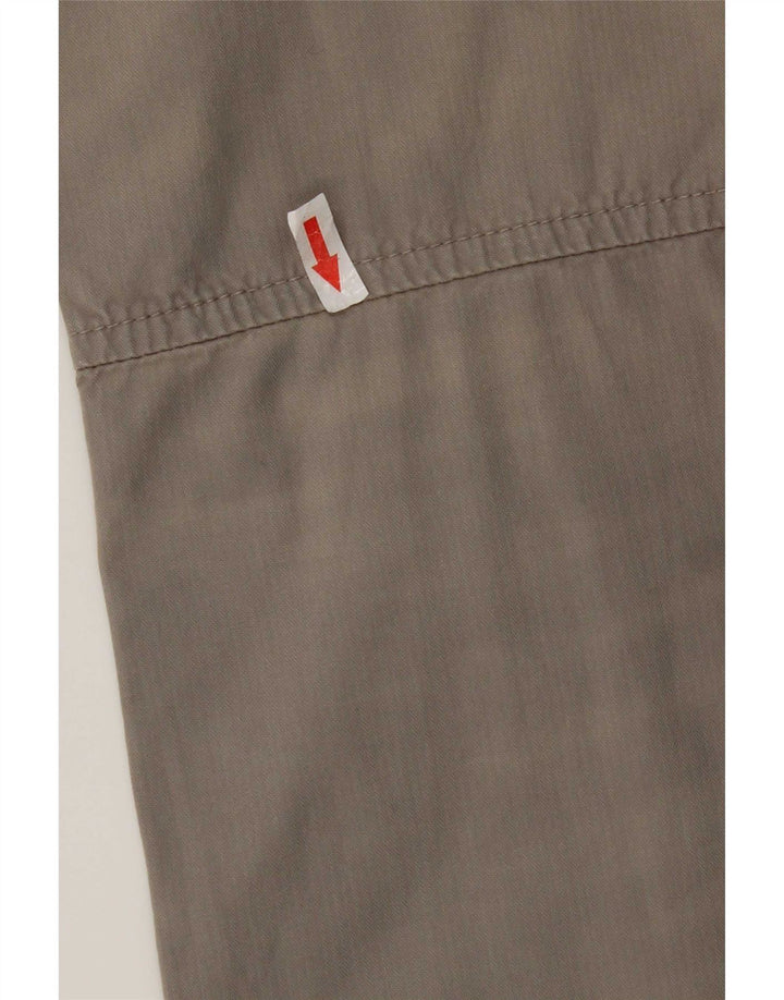 Dockers Pantalón chino recto color caqui para hombre W30 L32 Gris