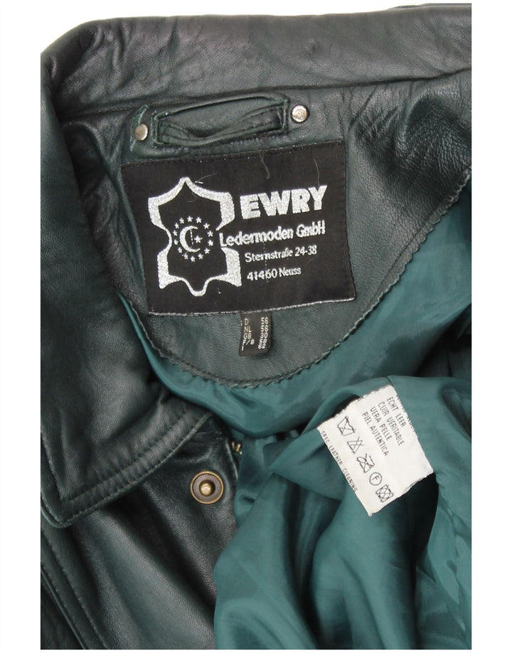 VINTAGE Chaqueta de cuero para hombre EU 56 3XL Cuero verde