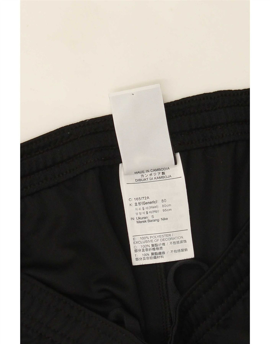 Nike - Pantalones cortos deportivos Dri Fit para hombre, poliéster color block, color negro, pequeño