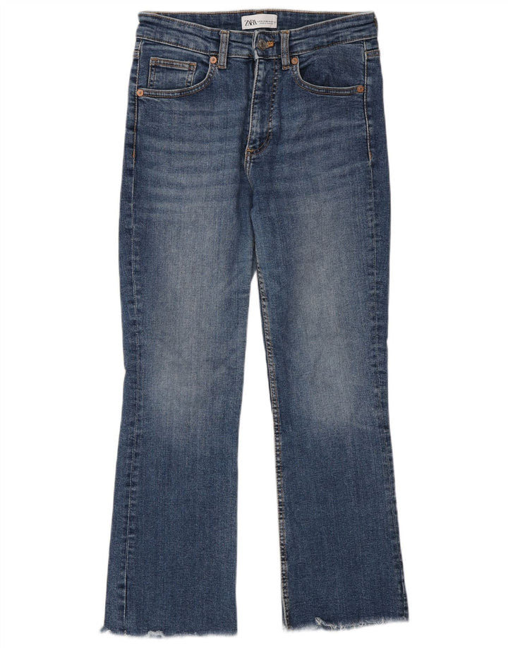 Zara Jeans Bootcut para Mujer EU 38 Small W28 L26 Azul