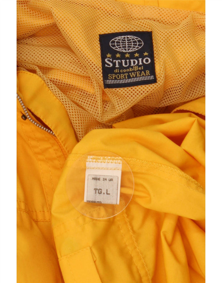 CONBIPEL Chaqueta utilitaria para hombre UK 40 Grande Poliéster amarillo