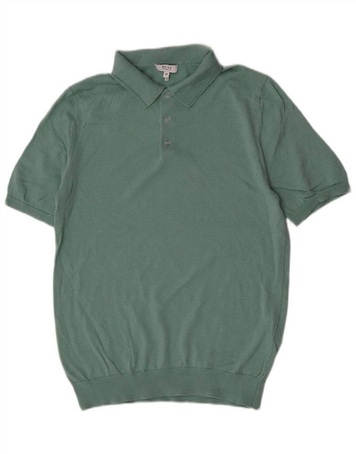 Polo Reiss De Lana Verde Medio Hombre
