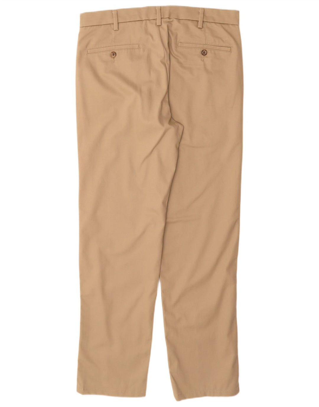 DOCKERS Pantalón chino slim fit para hombre W32 L30 Algodón beige