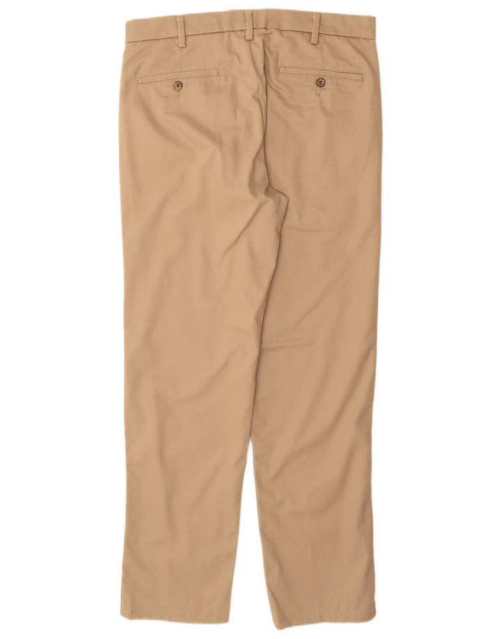 DOCKERS Pantalón chino slim fit para hombre W32 L30 Algodón beige