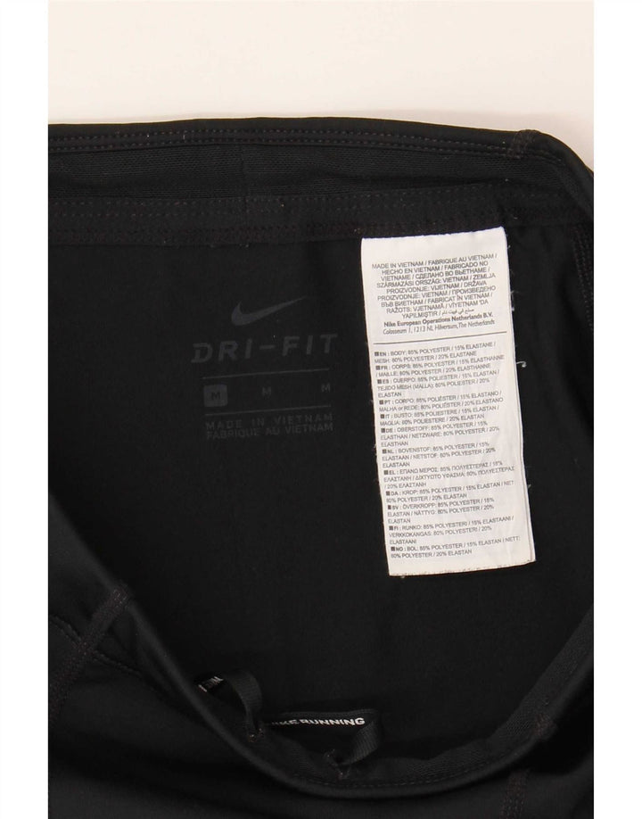 Nike Leggings Dri Fit para mujer UK 12 Mediano Negro Poliéster
