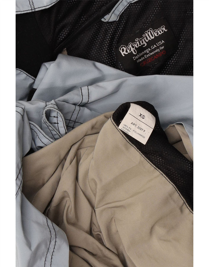 REFRIGIWEAR Chaqueta cortavientos con capucha para hombre UK 34 XS Poliamida azul