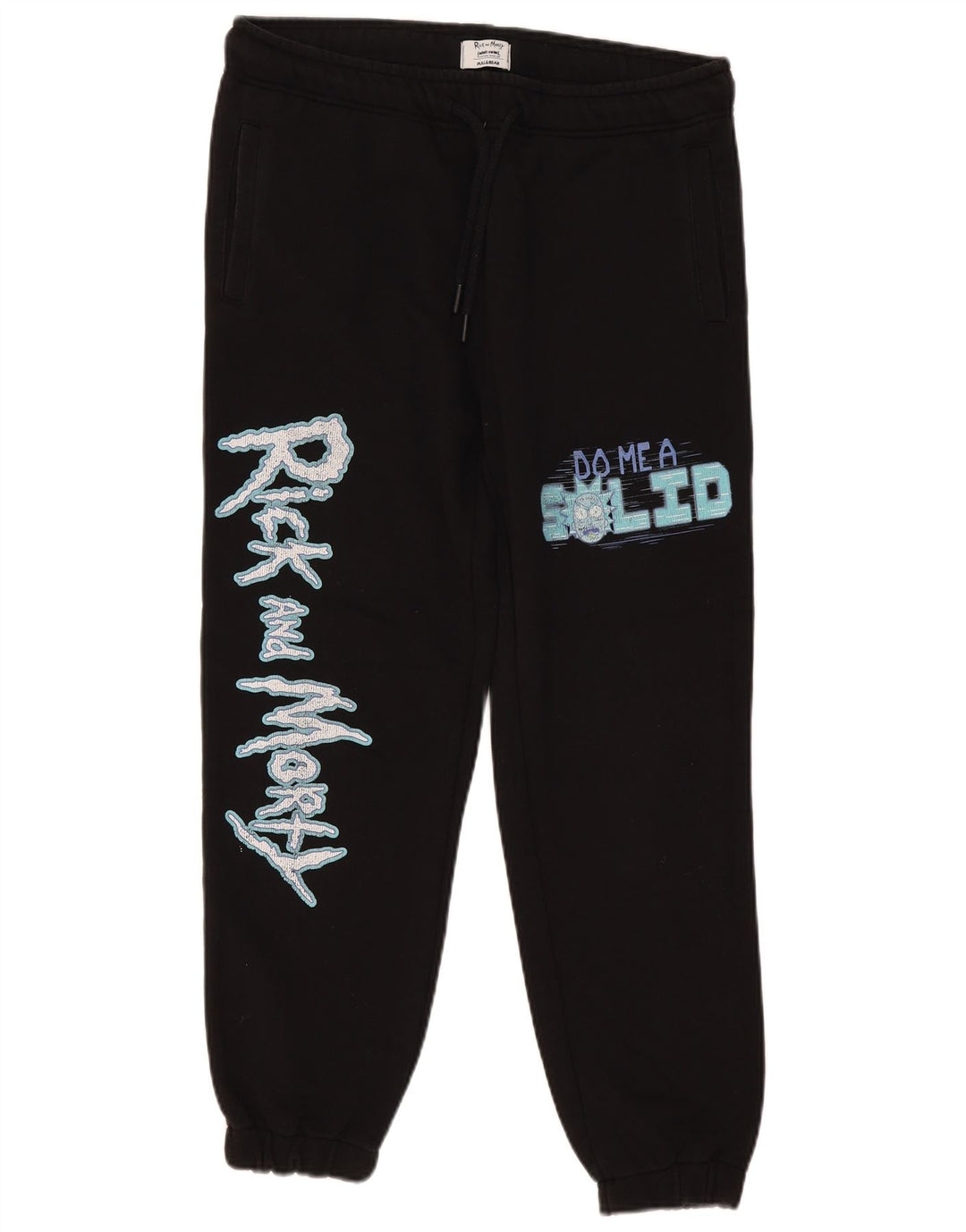 Pull & Bear Hombre Rick and Morty Pantalones De Chándal Joggers Medium Black
