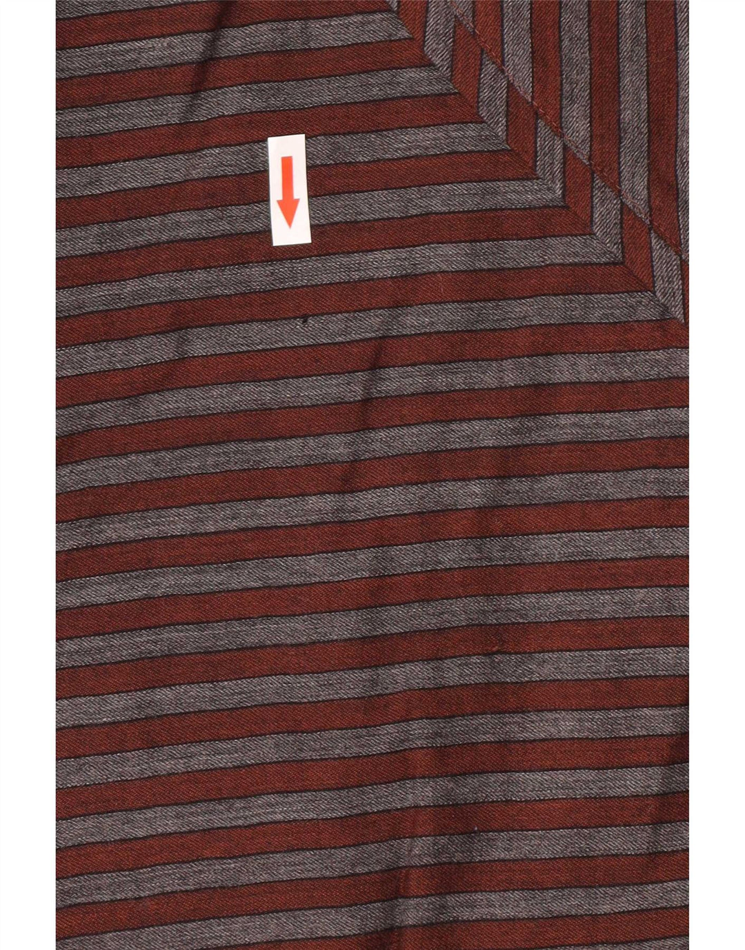 Blusa vintage para mujer IT 40 Small Brown Rayas