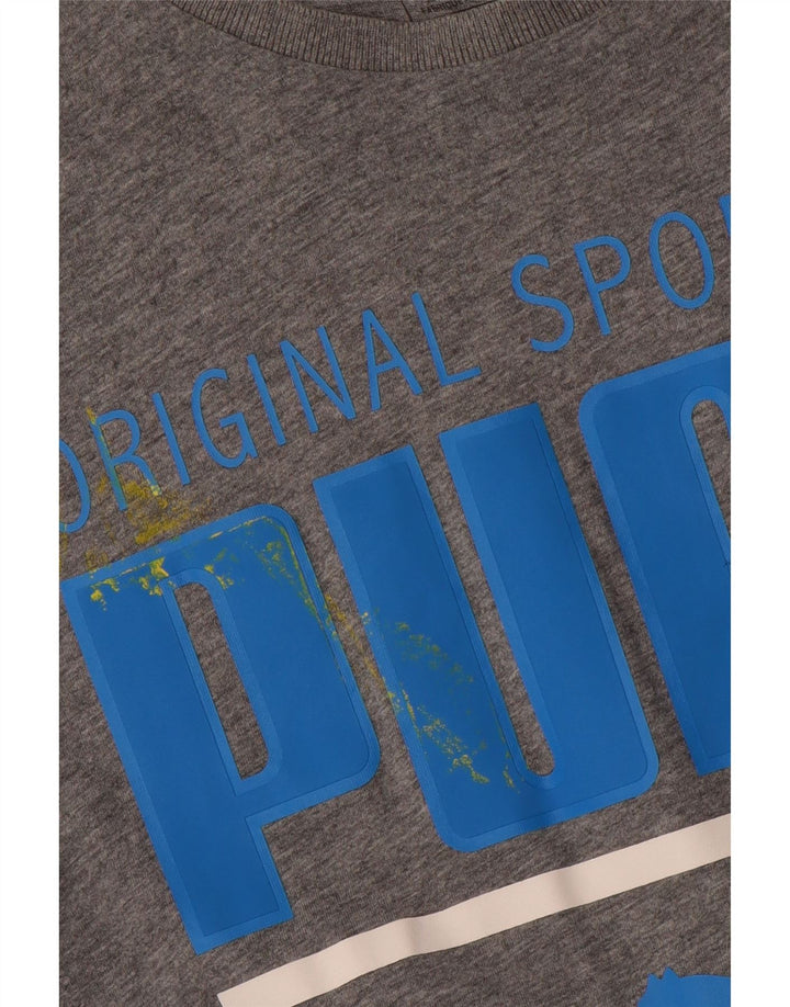 PUMA Camiseta gráfica para hombre Top XL Gris