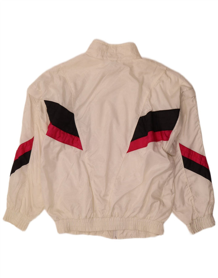 Pandora Hombre Chándal Top Chaqueta Grande Blanco Colorblock Poliamida