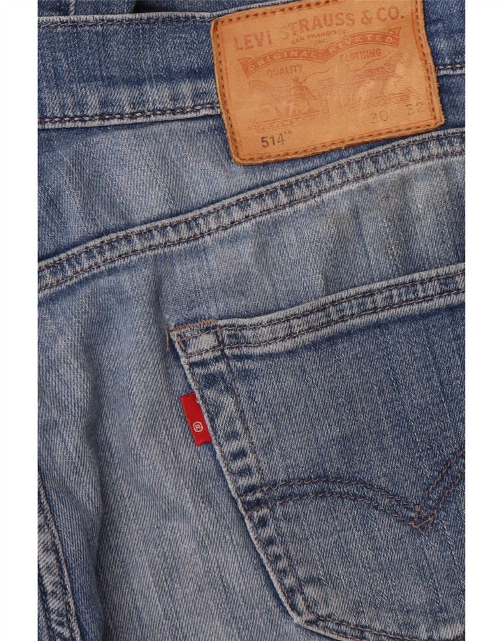 Levi's Hombre 514 Vaqueros Rectos W30 L32 Azul