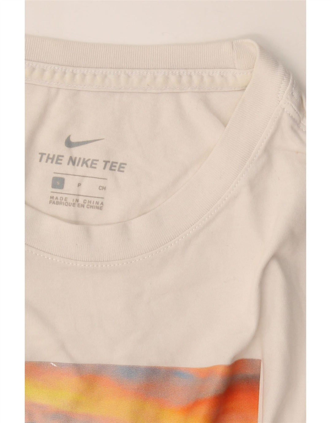 NIKE Mens Graphic T-Shirt Top Small White Cotton Vintage Nike and Second-Hand Nike from Messina Hembry 