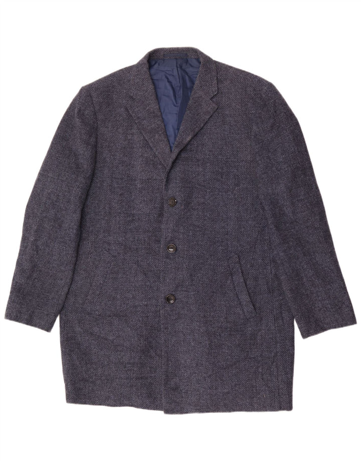 Marks & Spencer Abrigo para hombre UK 44 2XL Azul marino Poliéster