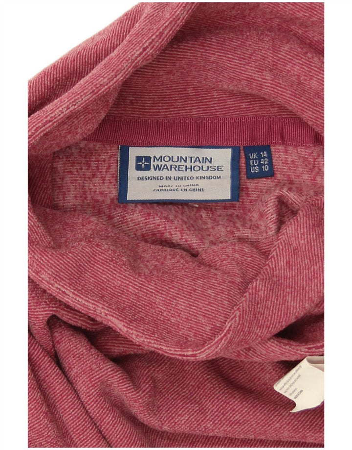 Sudadera tipo jersey para mujer Mountain Warehouse UK 40 Grande Poliéster rosa