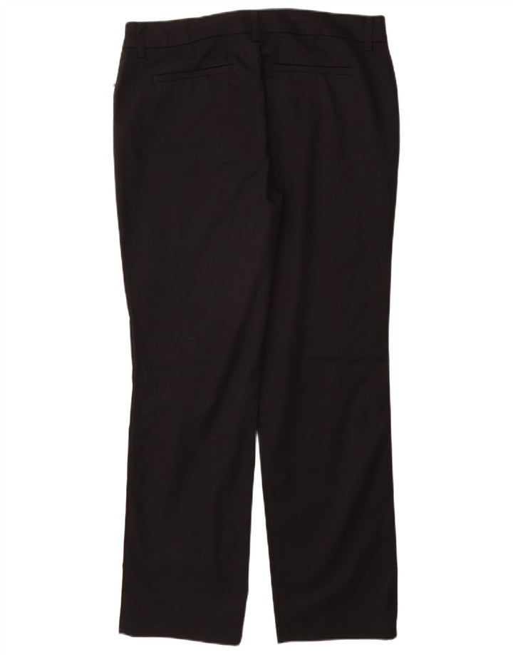 LEE Pantalones casuales de talle medio para mujer, ajuste relajado, talla 12, grande, W32, L30, color negro