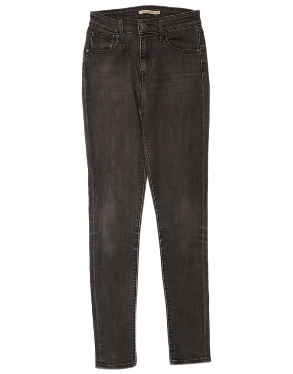 Vaqueros pitillo Levi's para mujer W26 L34 Algodón gris