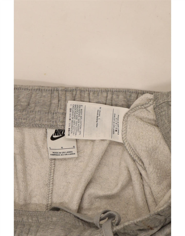 Pantalones de chándal Nike para hombre de algodón moteado gris grande