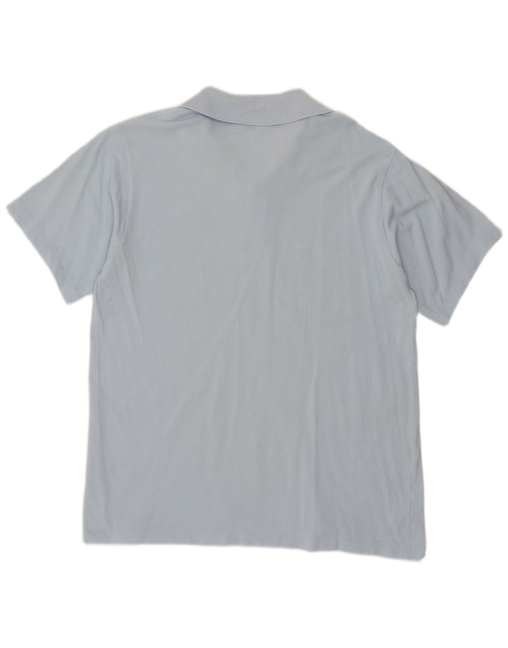 Polo Lacoste para hombre talla 4 algodón azul medio