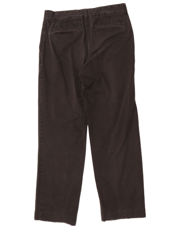 Gap Pantalones chinos de corte clásico para hombre W33 L32 Algodón negro