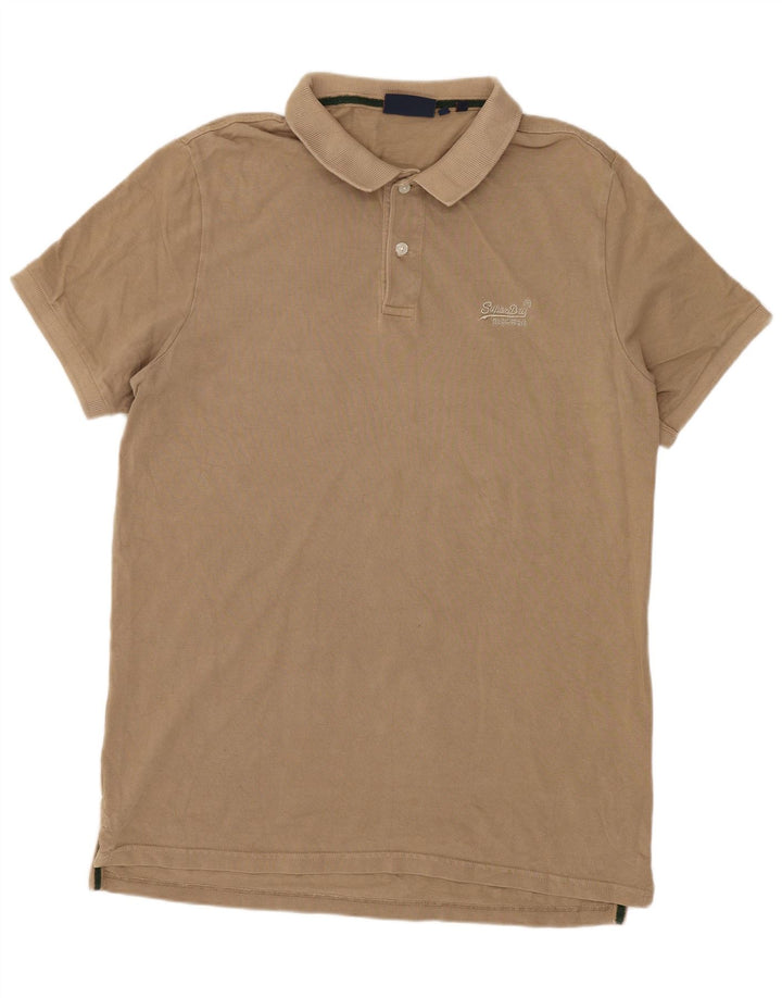 Superdry Polo Hombre XL Algodón Beige