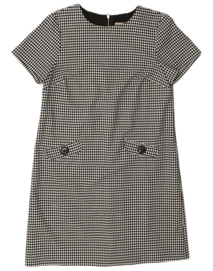 Vestido recto para mujer Phase Eight UK 40 Mediano Poliéster de pata de gallo negro