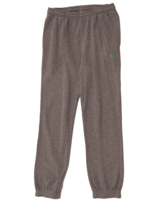 Puma Boys Tracksuit Trousers Joggers 13-14 Years  Grey Flecked