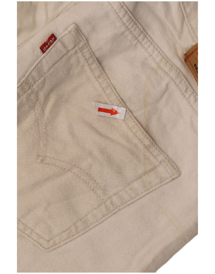 LEVI'S Mens 501 Pantalones Casuales Rectos W32 L30 Blanco