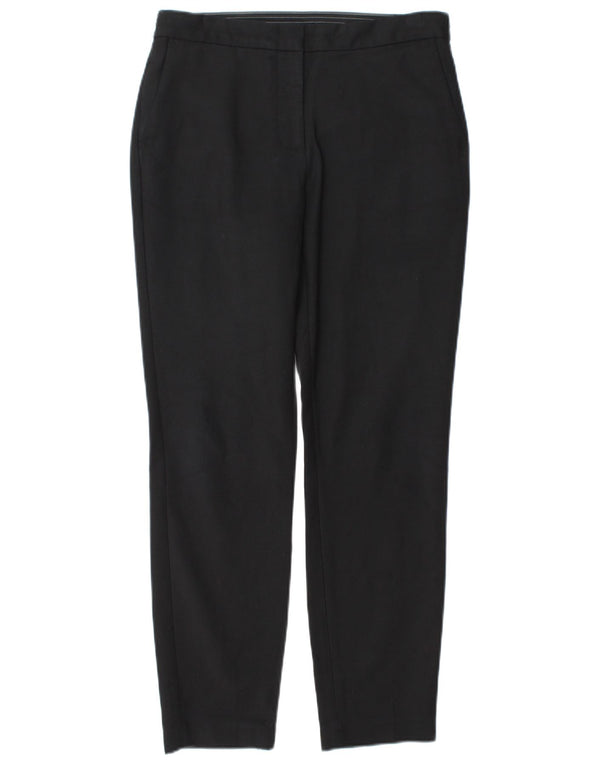Zara Mujer Pantalón Chino Slim Medium W29 L28 Algodón Negro