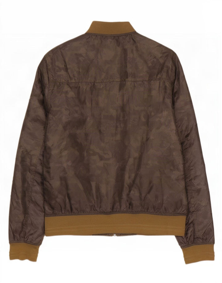 Tommy Hilfiger Chaqueta Bomber para Hombre UK 38 Poliéster Caqui Mediano
