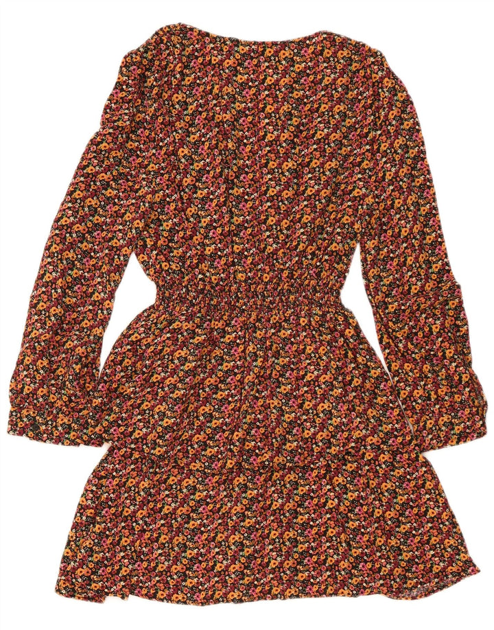 Zara Vestido Imperio para Mujer UK 40 Medio Multicolor Floral