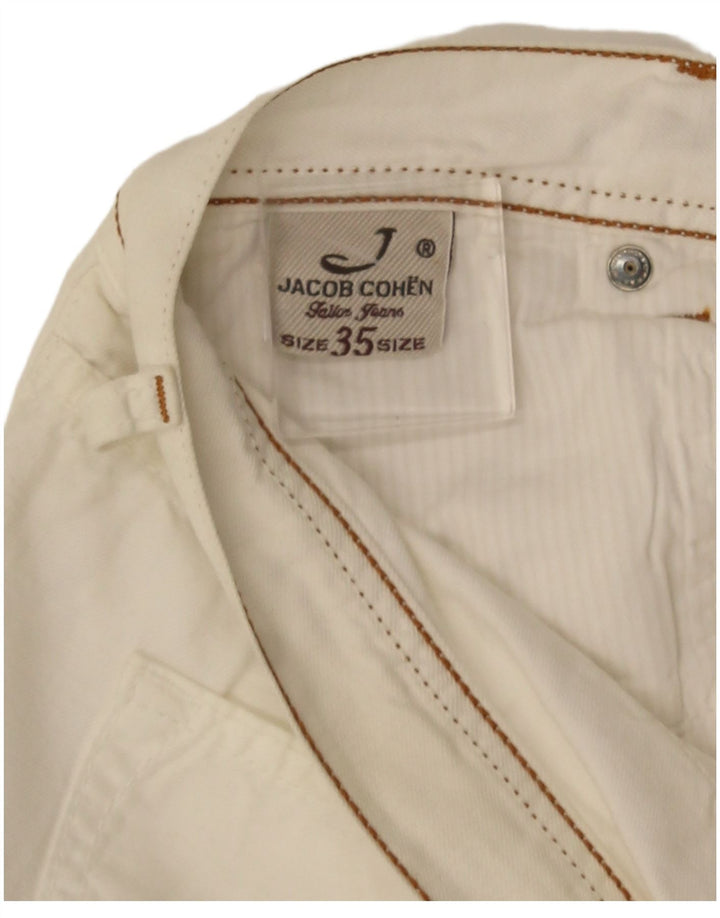 Jacob Cohen Vaqueros rectos para hombre W35 L34 Blanco