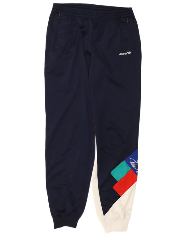 ADIDAS Pantalones de chándal para hombre Joggers Medium Azul marino Colorblock