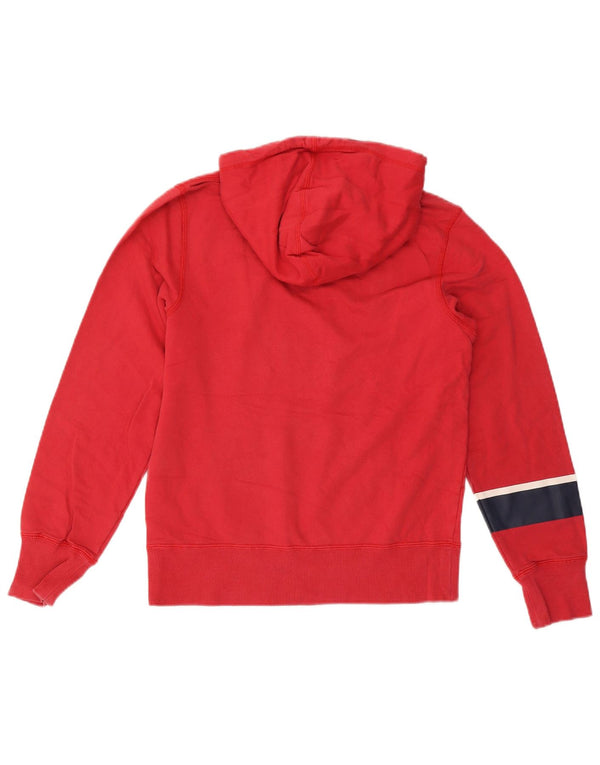 Nike Arsenal Graphic Sudadera con capucha para mujer UK 10 Small Rojo Colorblock