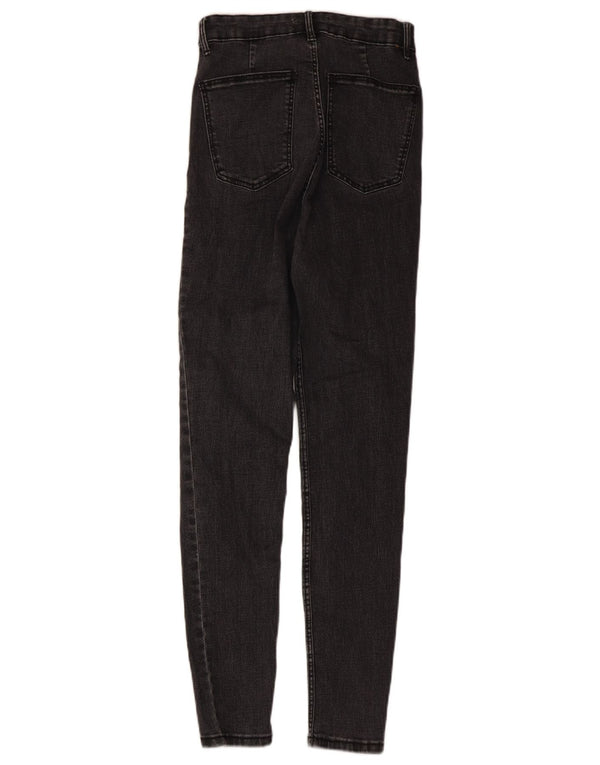 Zara Vaqueros pitillo de cintura alta para mujer EU 36 XS W26 L28 Gris