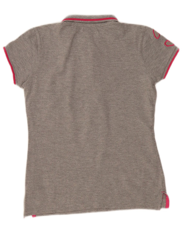 Asociación de Polo de EE. UU. Polo para mujer UK 10 Small Gris Algodón