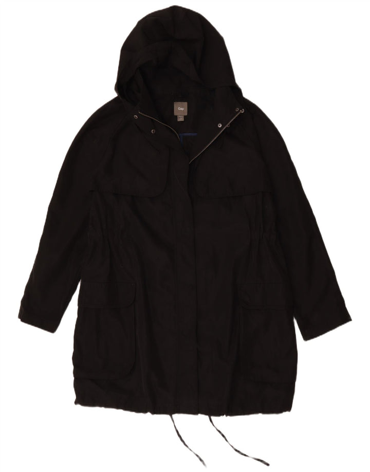 Chaqueta parka extragrande con capucha para mujer de Gap UK 46 Grande Poliéster negro