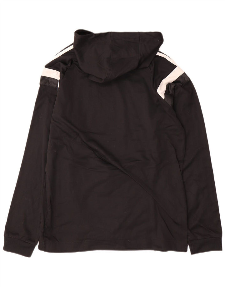 Adidas Hombre Sudadera Con Capucha Jumper Medium Negro Colorblock Poliéster
