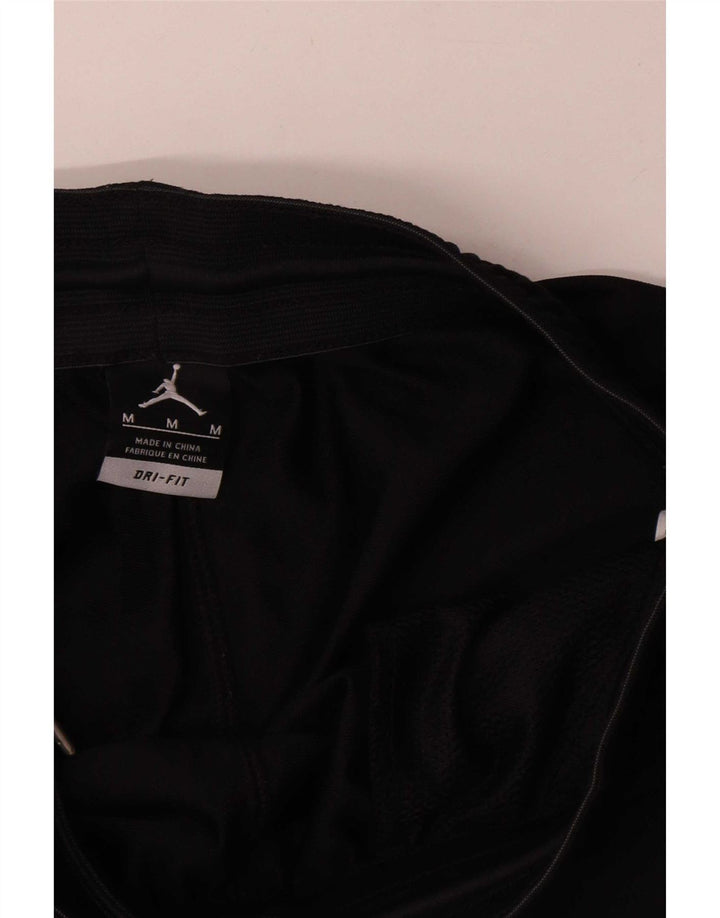 Jordan Pantalones cortos deportivos Dri Fit Graphic para hombre Poliéster negro mediano