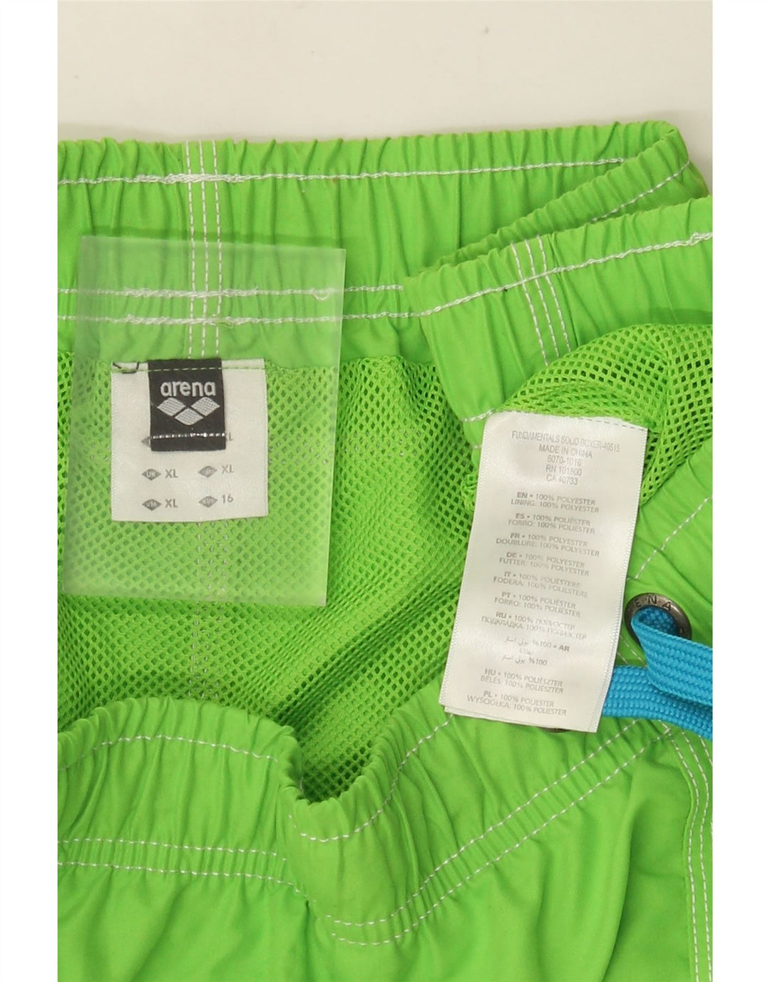 ARENA Bañador Hombre XL Verde Poliéster